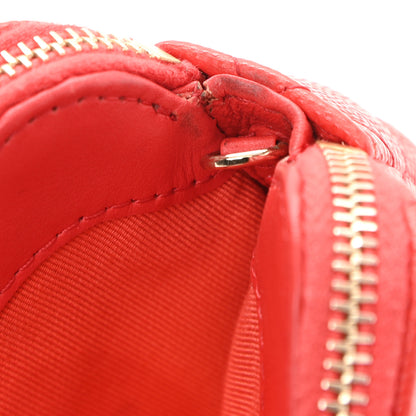 Chanel Caviar Quilted Small Clutch With Chain Red 11 of 11