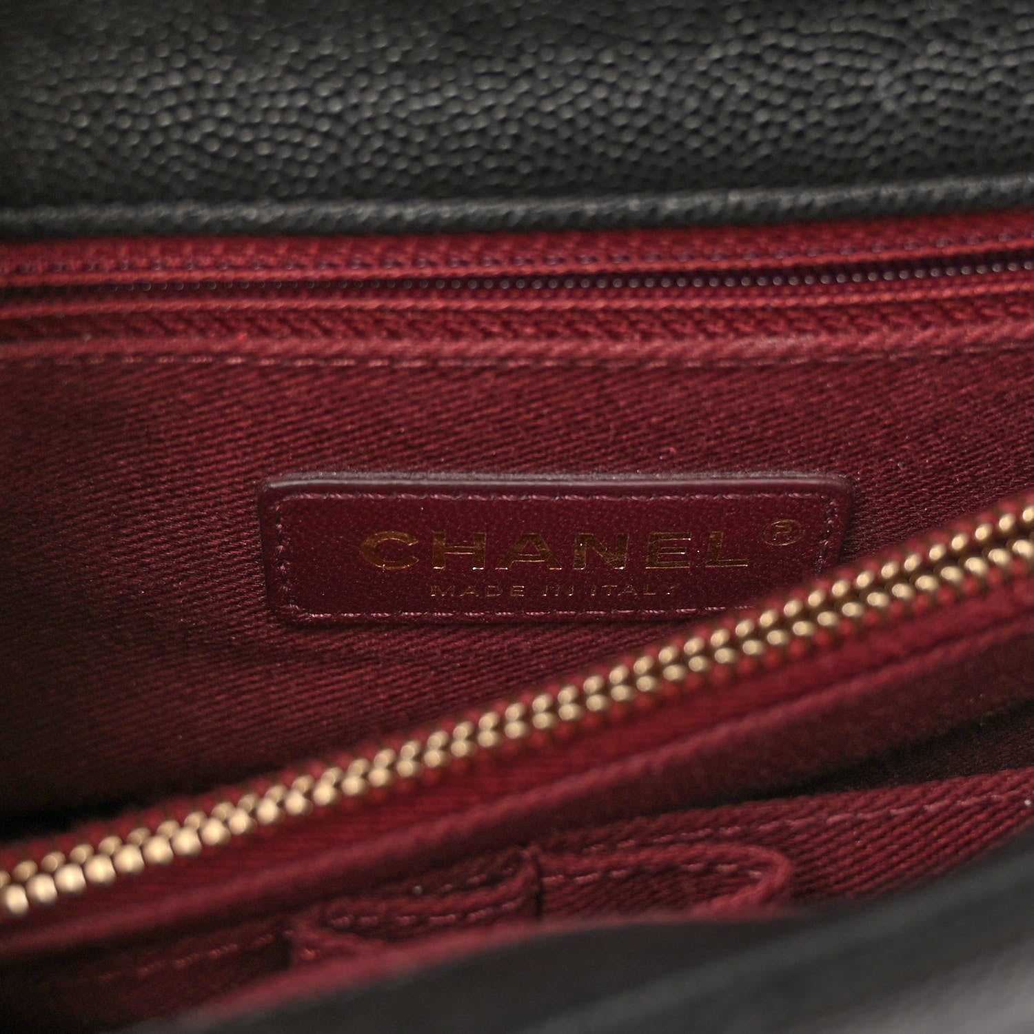 Chanel Caviar Quilted Small Coco Handle Flap Black 6 of 11