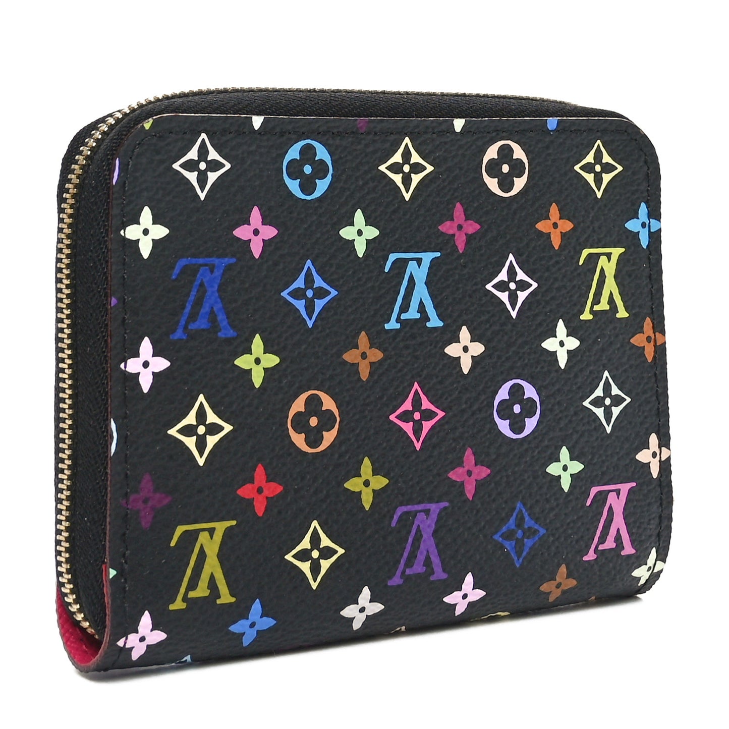 Monogram Multicolor Zippy Coin Purse Black Grenade