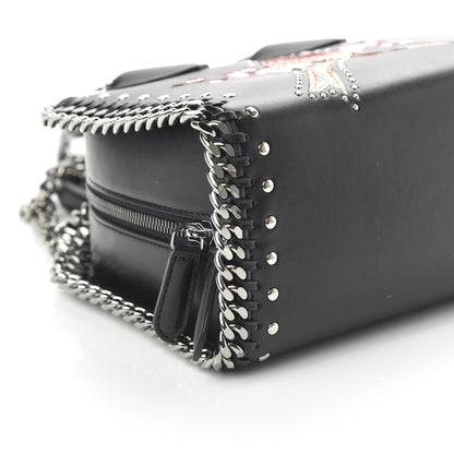 Stella McCartney Eco Alter Nappa Mini Falabella Box Bird Top Handle Bag Black 6 of 9
