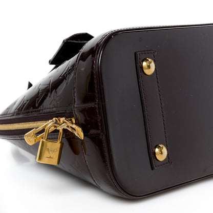Louis Vuitton Vernis Alma PM Amarante 10 of 11