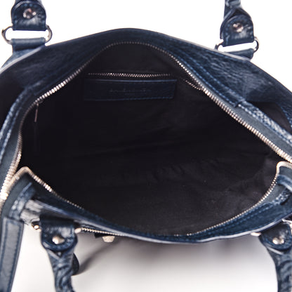 Balenciaga Agneau Giant 12 Silver Hardware Town Bleu Obscur 6 of 12
