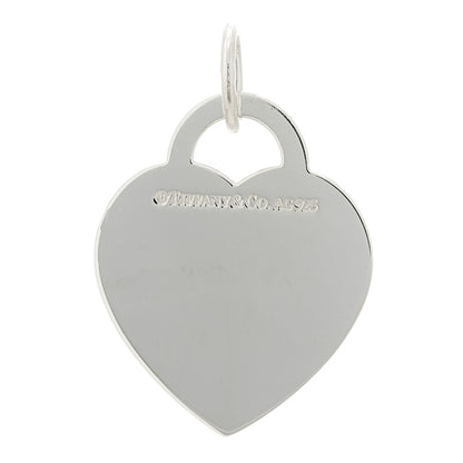 Tiffany Sterling Silver Return To Tiffany Etched Heart and Arrow Tag Charm 3 of 4