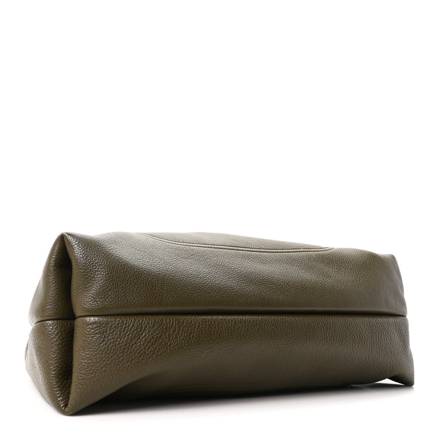 Gucci Grained Calfskin Softbit Maxi Shoulder Bag Forest Green 5 of 12