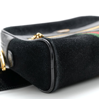 Gucci Suede Small Ophidia Belt Bag 65 26 Black 9 of 10