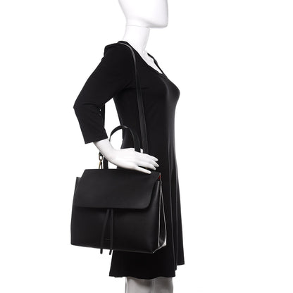 Mansur Gavriel Calfskin Lady Bag Black Flamma 2 of 11