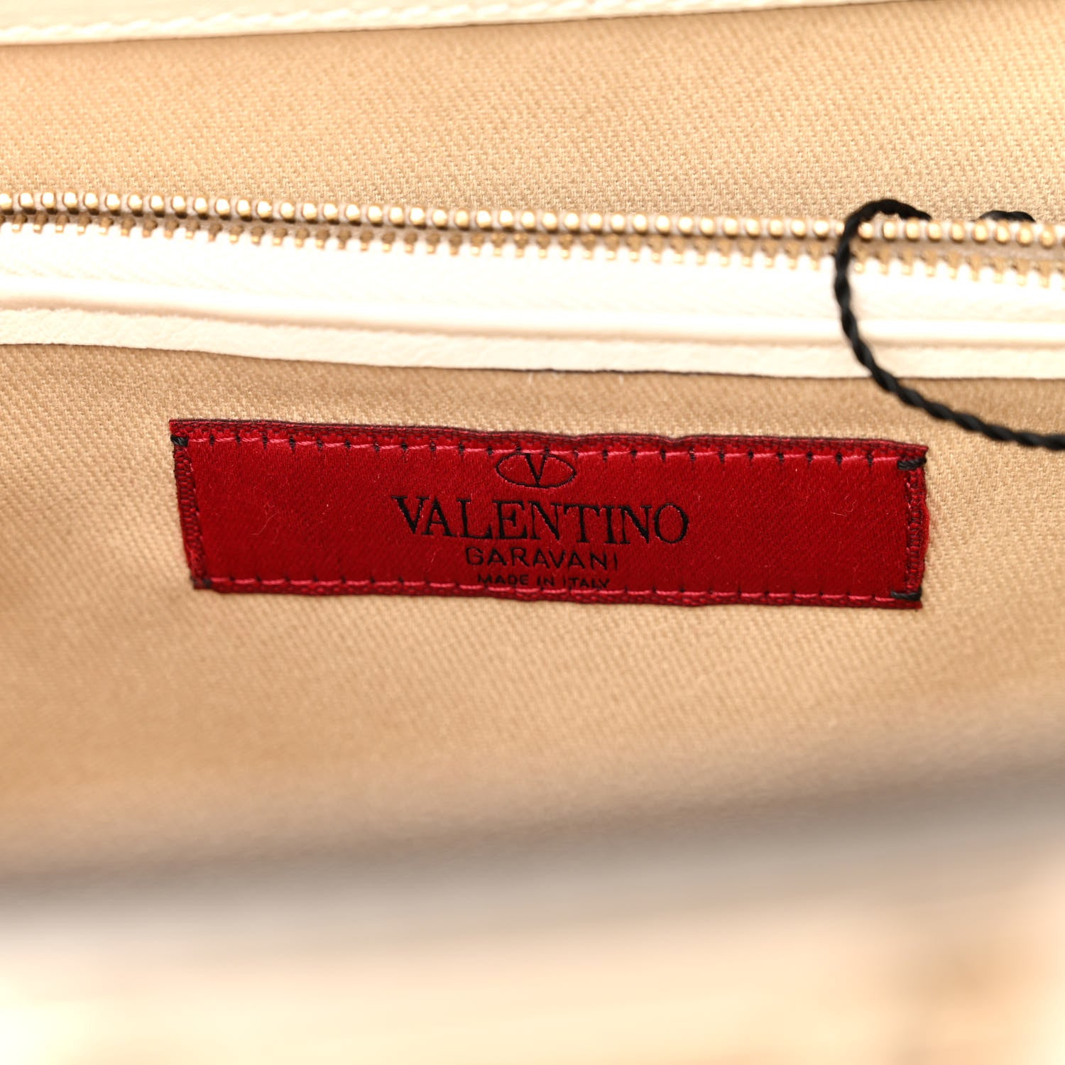 Valentino Garavani Vitello Rockstud Tote Ivory 6 of 12