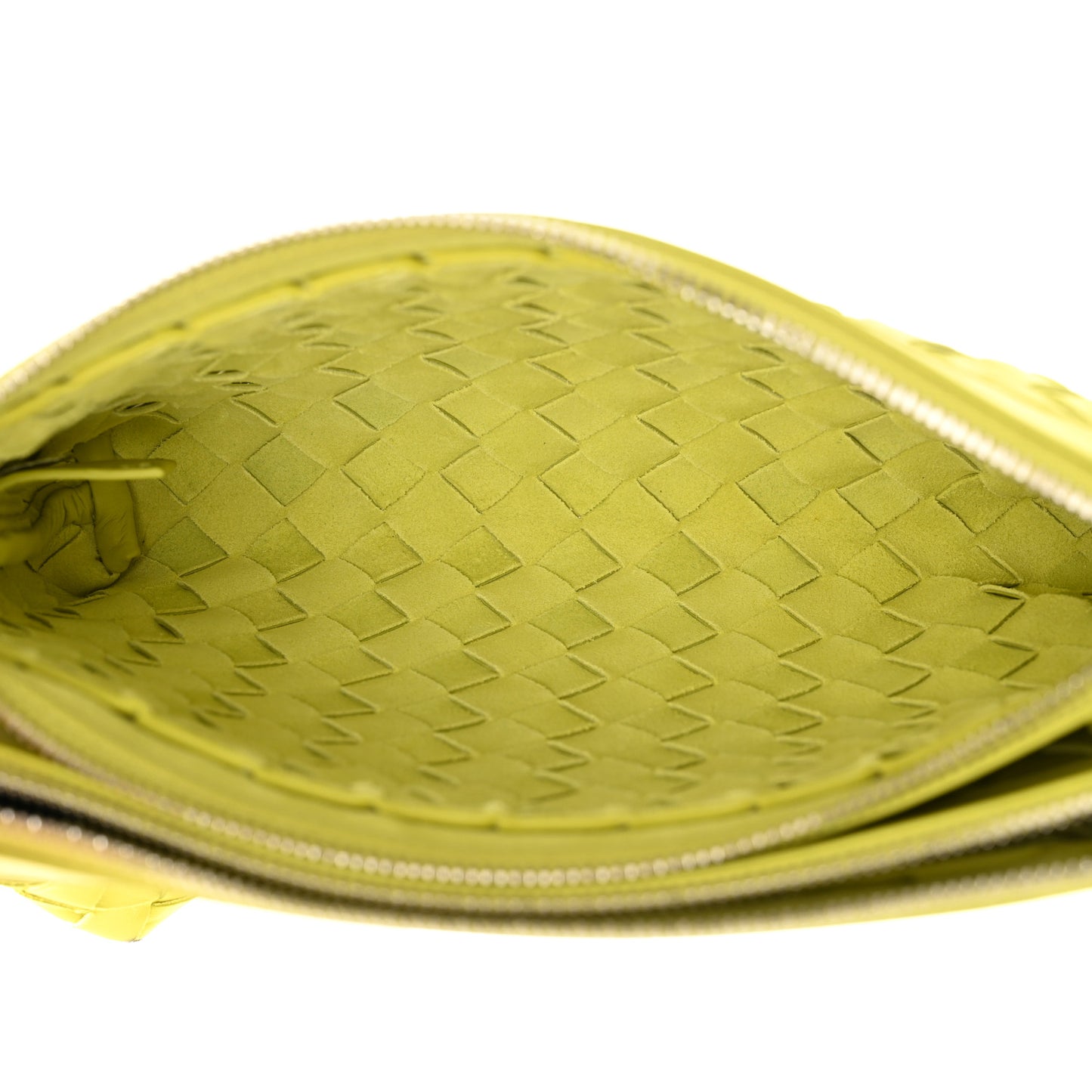 Nappa Intrecciato Duo Shoulder Bag Kiwi