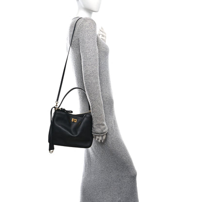 Balenciaga Natural Smooth Calfskin Small Rodeo Hobo Black 2 of 11