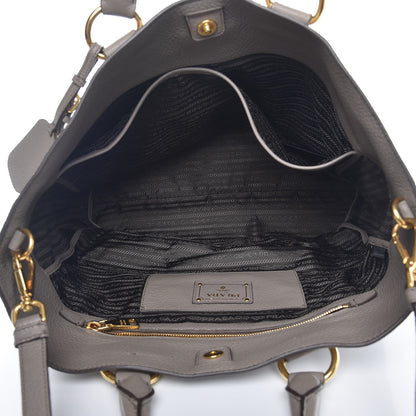 Prada Vitello Daino Tote Argilla 6 of 13