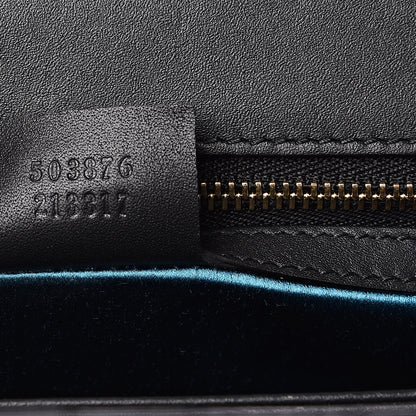 Gucci Suede Patent Web Medium Ophidia Chain Shoulder Bag New Shamarock Black 7 of 12