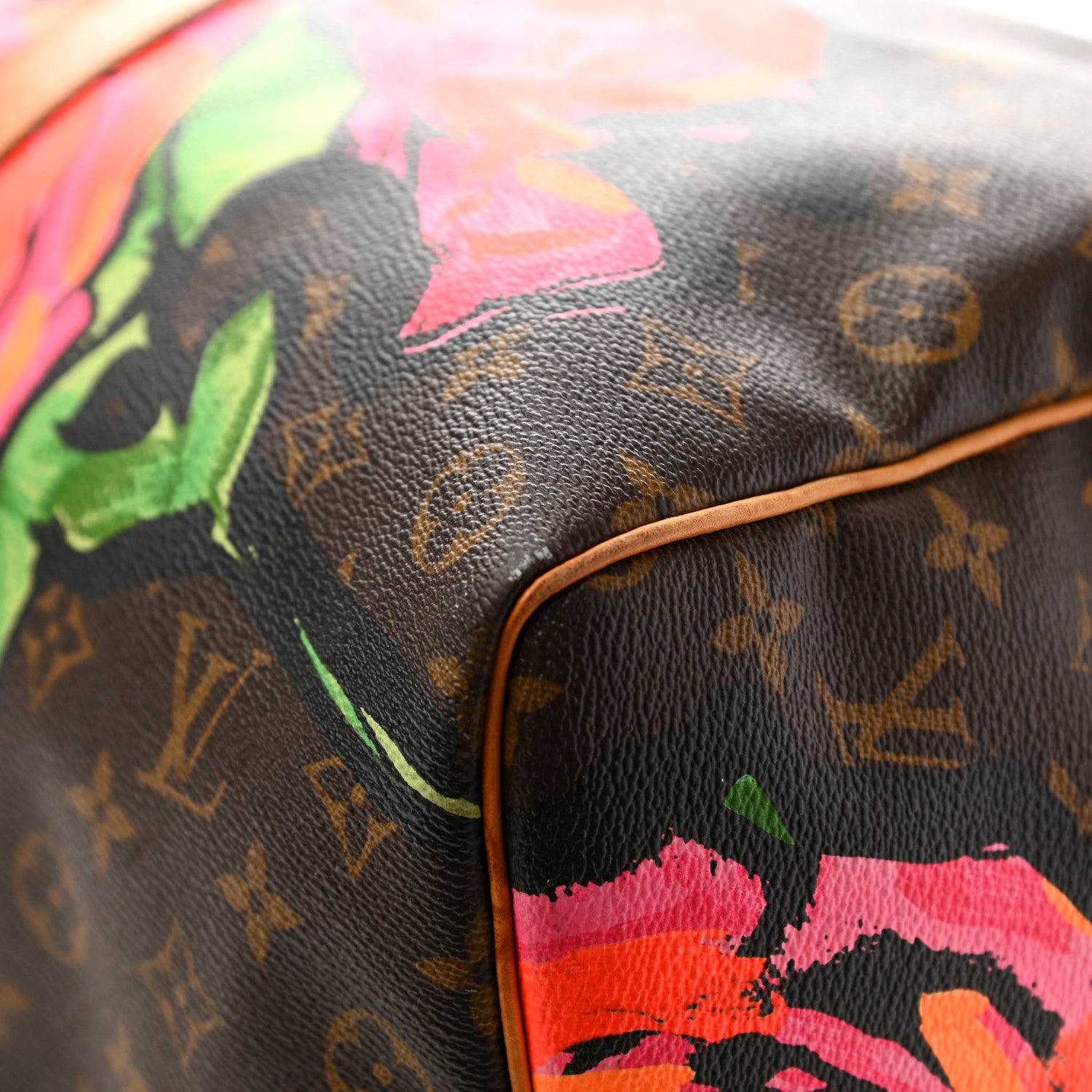Louis Vuitton Monogram Roses Keepall 50 11 of 12
