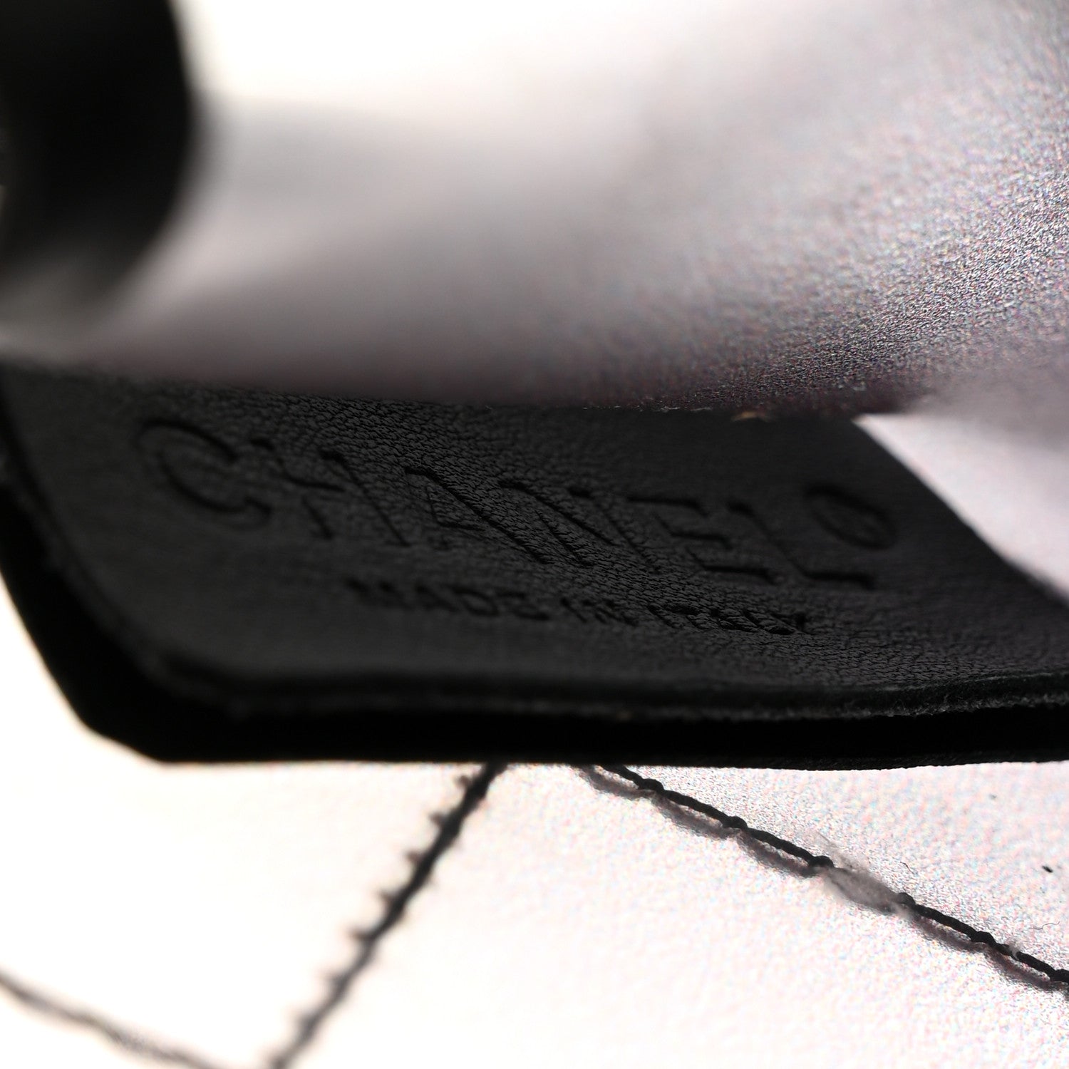 Chanel Vinyl Naked Pochette Black 6 of 10