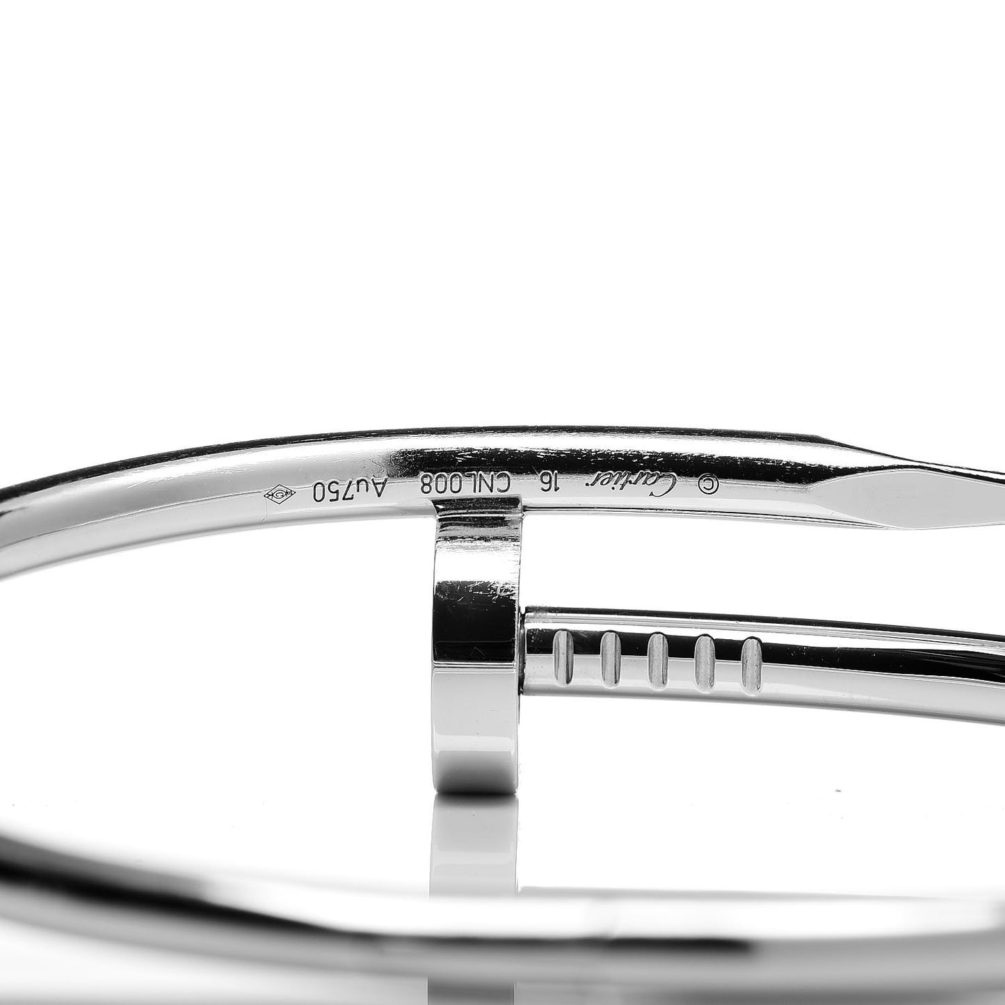 18K White Gold Juste Un Clou Bracelet 16