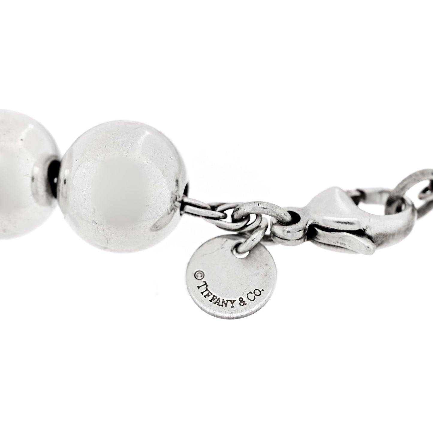 Sterling Silver 10mm Hardwear Ball Bracelet