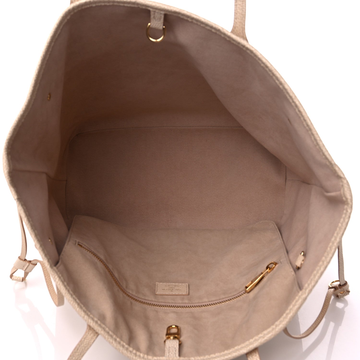 Louis Vuitton Empreinte Monogram Summer Stardust Neverfull MM Beige Clair 5 of 8