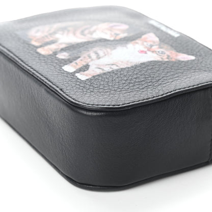 Balenciaga Calfskin Kittens Logo XS Everyday Camera Bag Black White 7 of 7