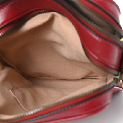 Gucci Azalea Calfskin Matelasse Diagonal Tall GG Marmont Crossbody Bag Romantic Cerise 6 of 10