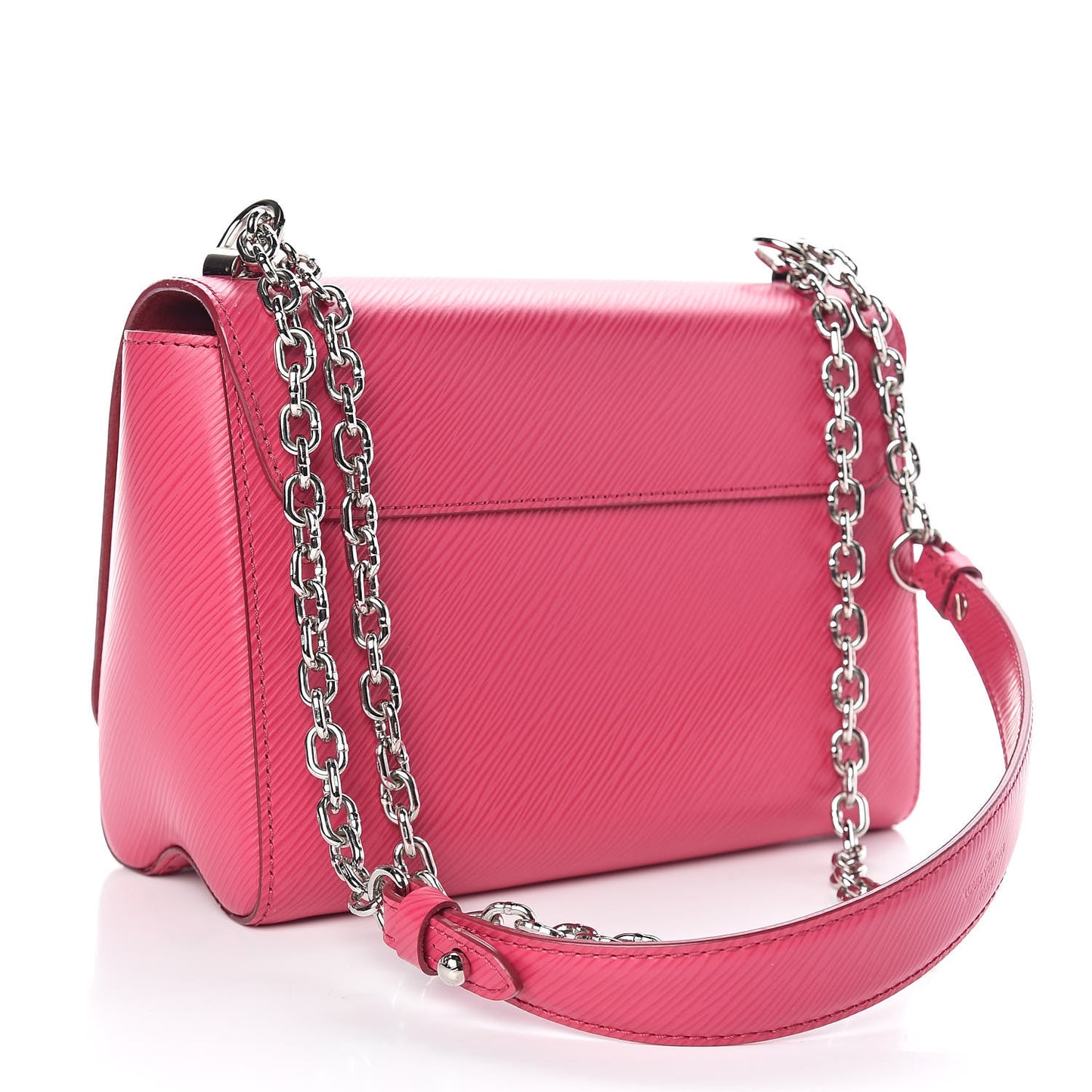 Epi Twist Shoulder Bag MM Hot Pink