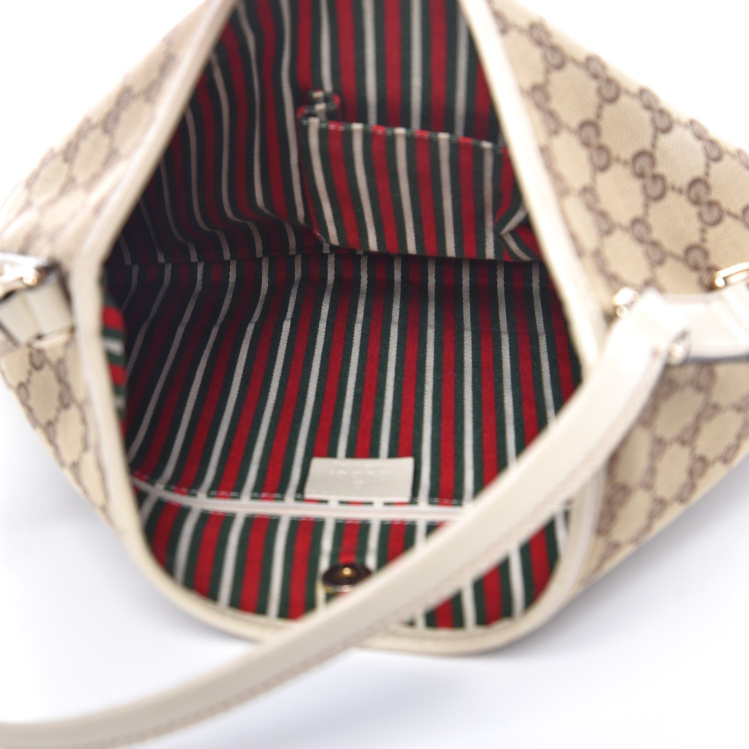 Gucci Monogram Medium New Britt Hobo Off White 5 of 7