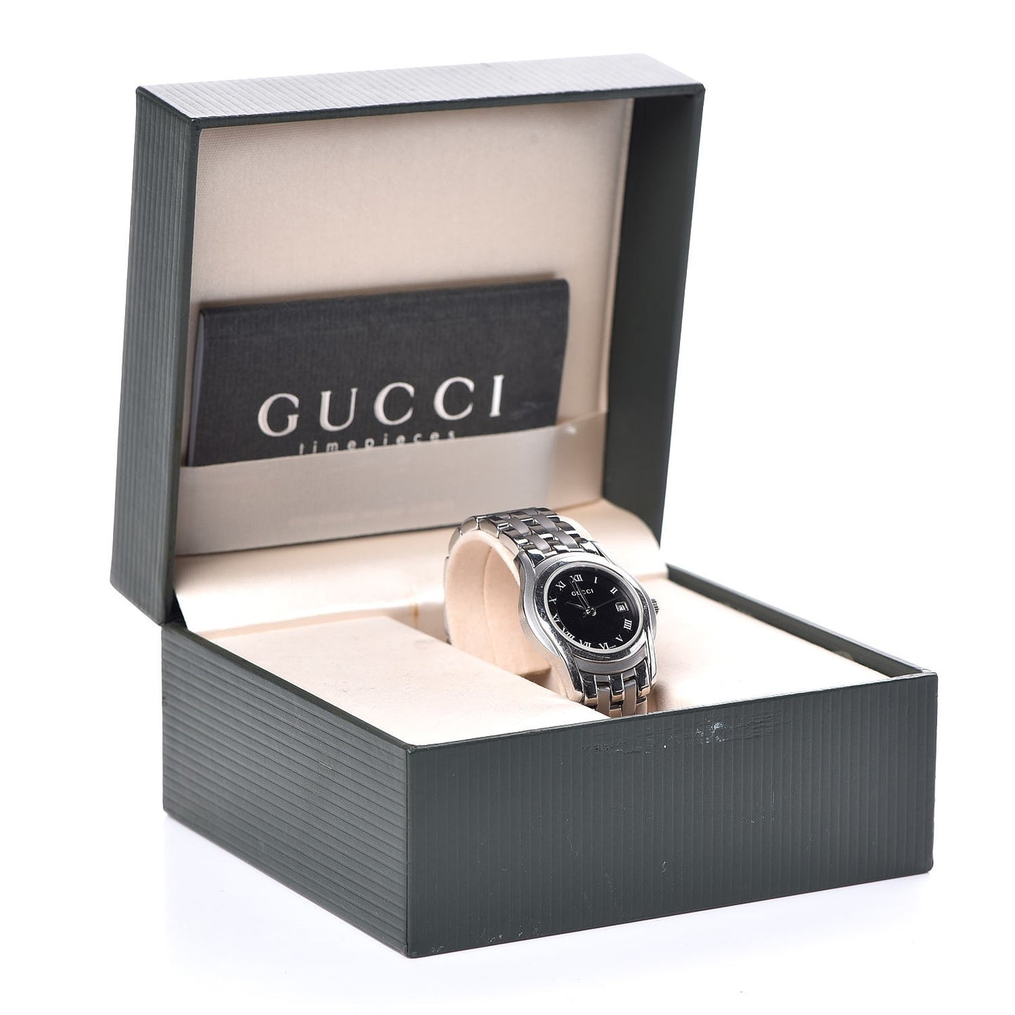 Stainless Steel 27mm 5500L Quartz Watch Black