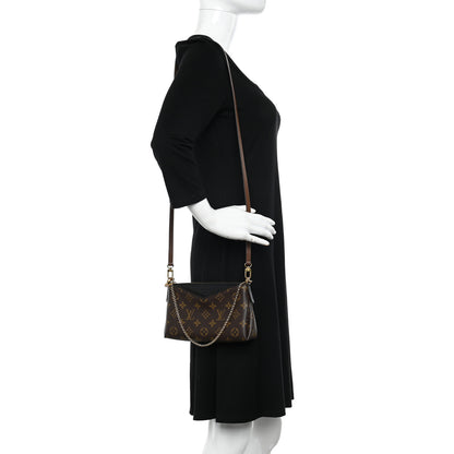Louis Vuitton Monogram Pallas Clutch Black 2 of 9