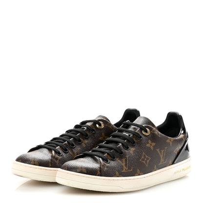 Louis Vuitton Patent Monogram Frontrow Sneakers 39 4 of 9