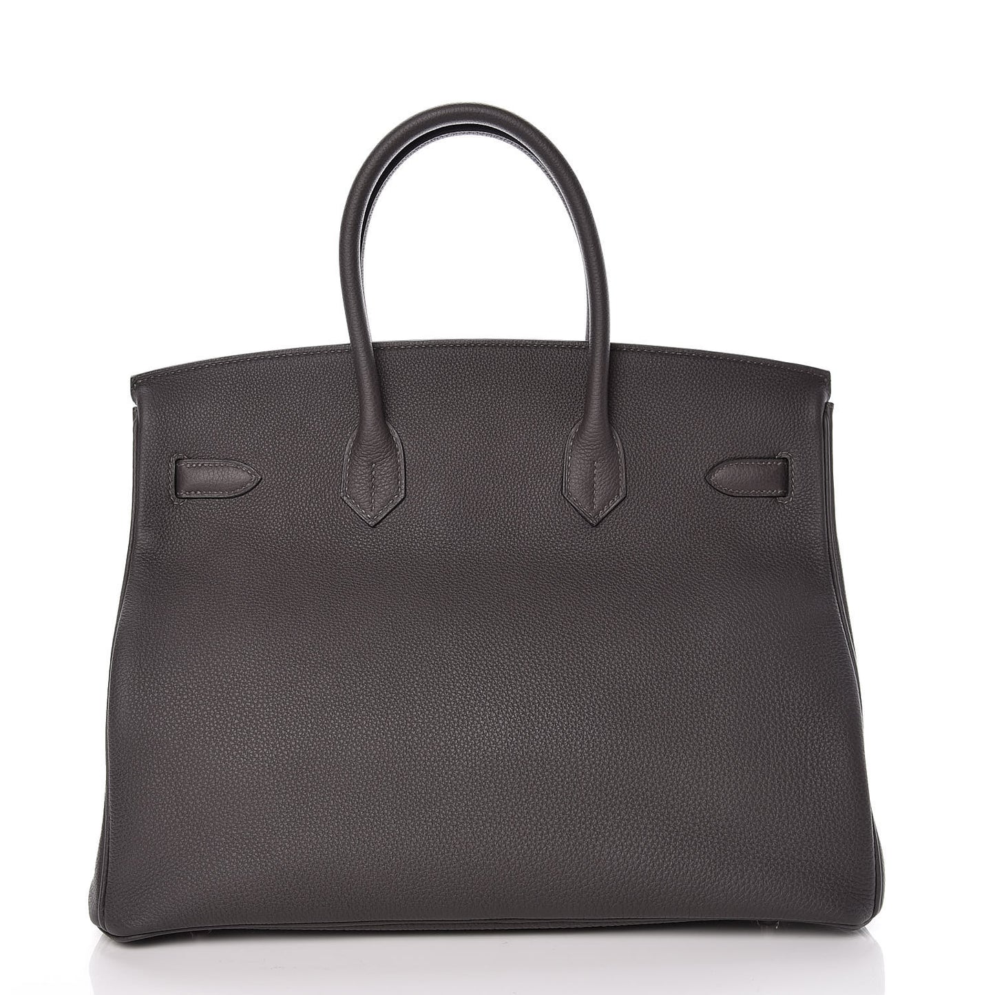 Lambskin Bi-Cabas Grey Cognac