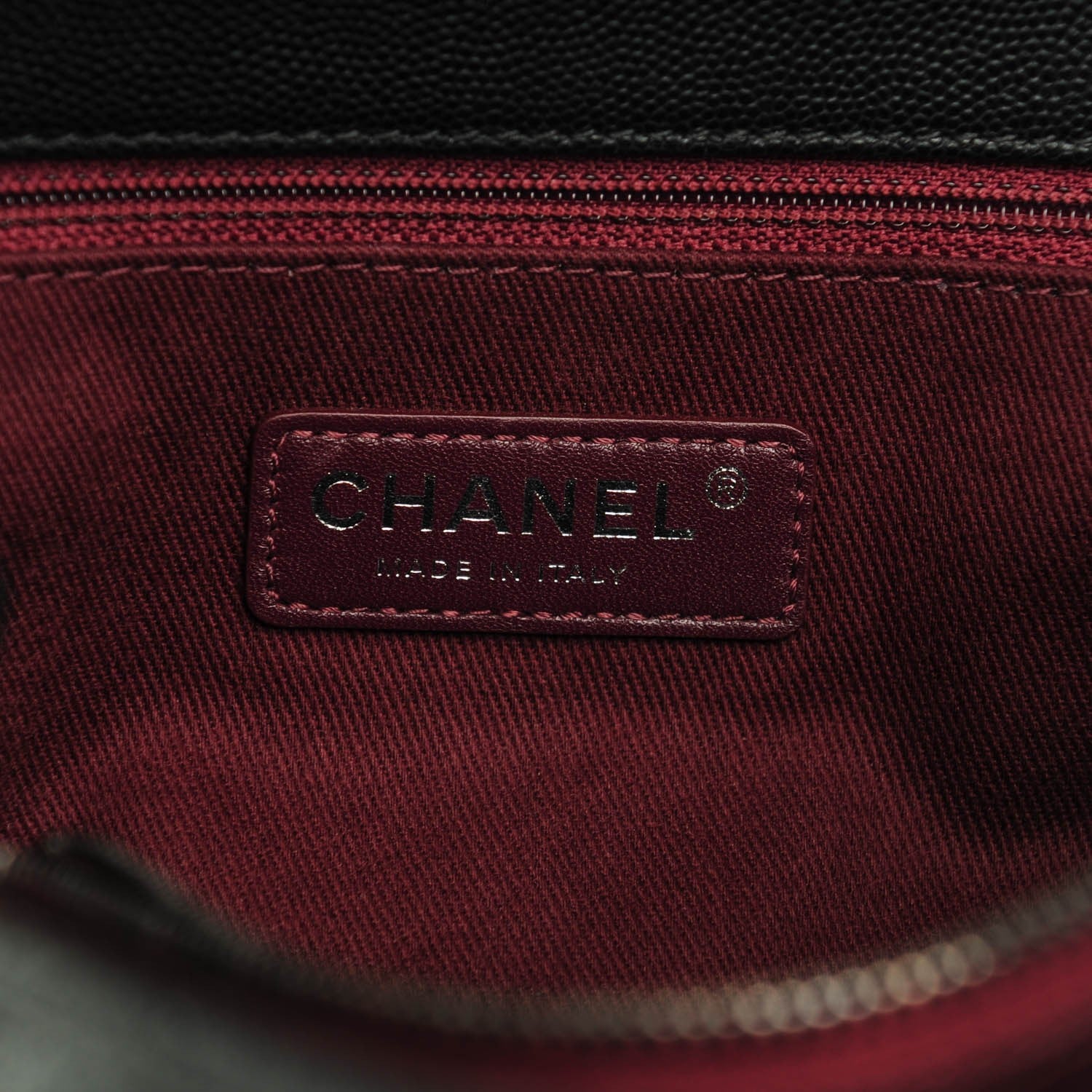 Chanel Caviar Quilted Medium Coco Handle Flap Black 6 of 7
