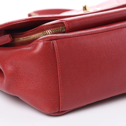 Chanel Caviar Quilted Large Business Affinity Flap Red 8 of 21