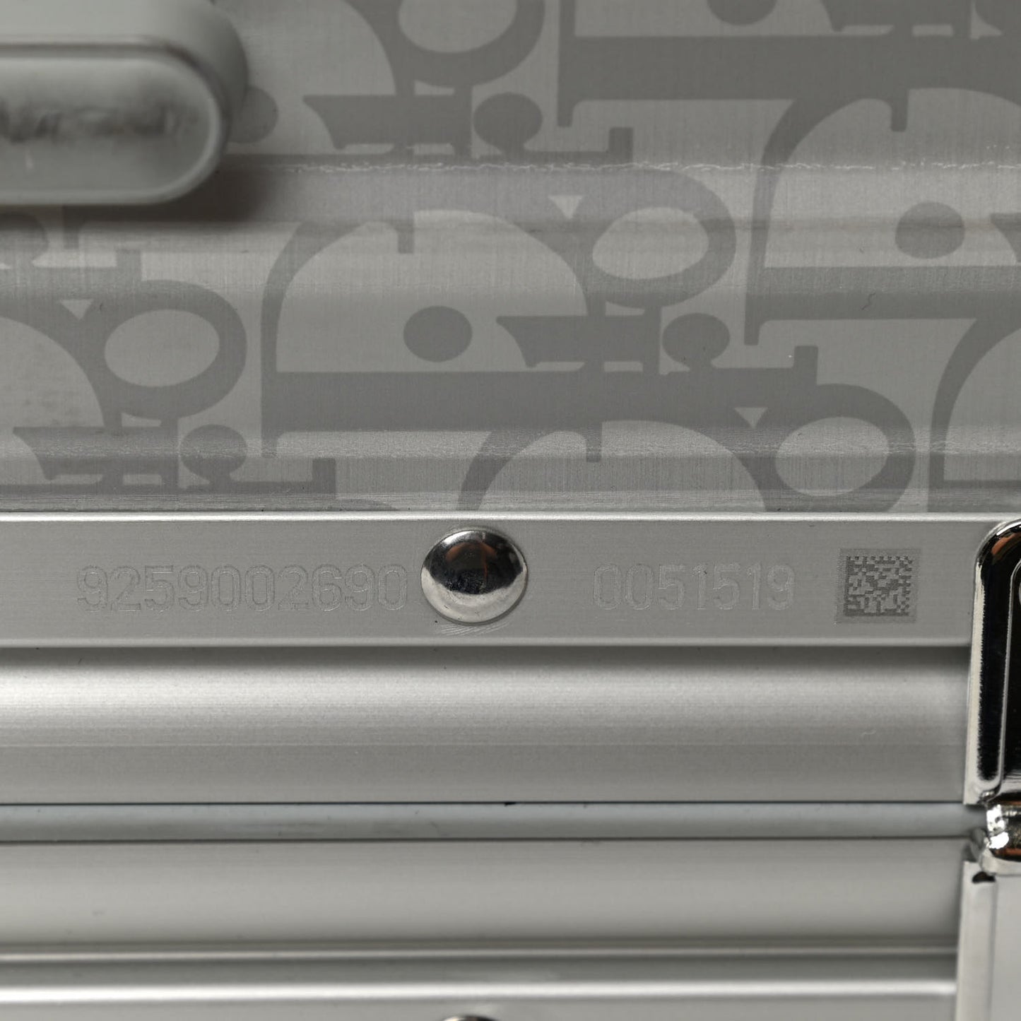 X RIMOWA Aluminum Gradient Cabin Luggage Silver