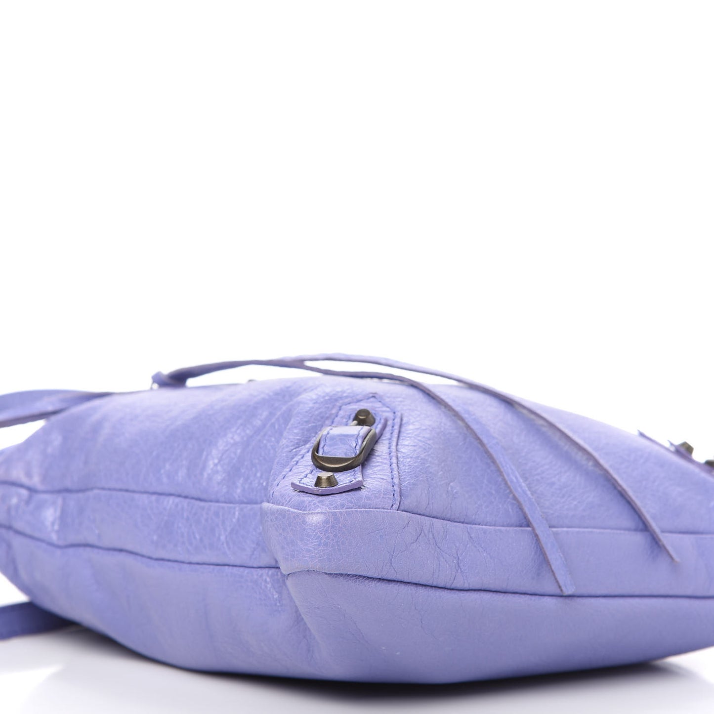 Agneau Classic Hardware Flat Crossbody Mauve
