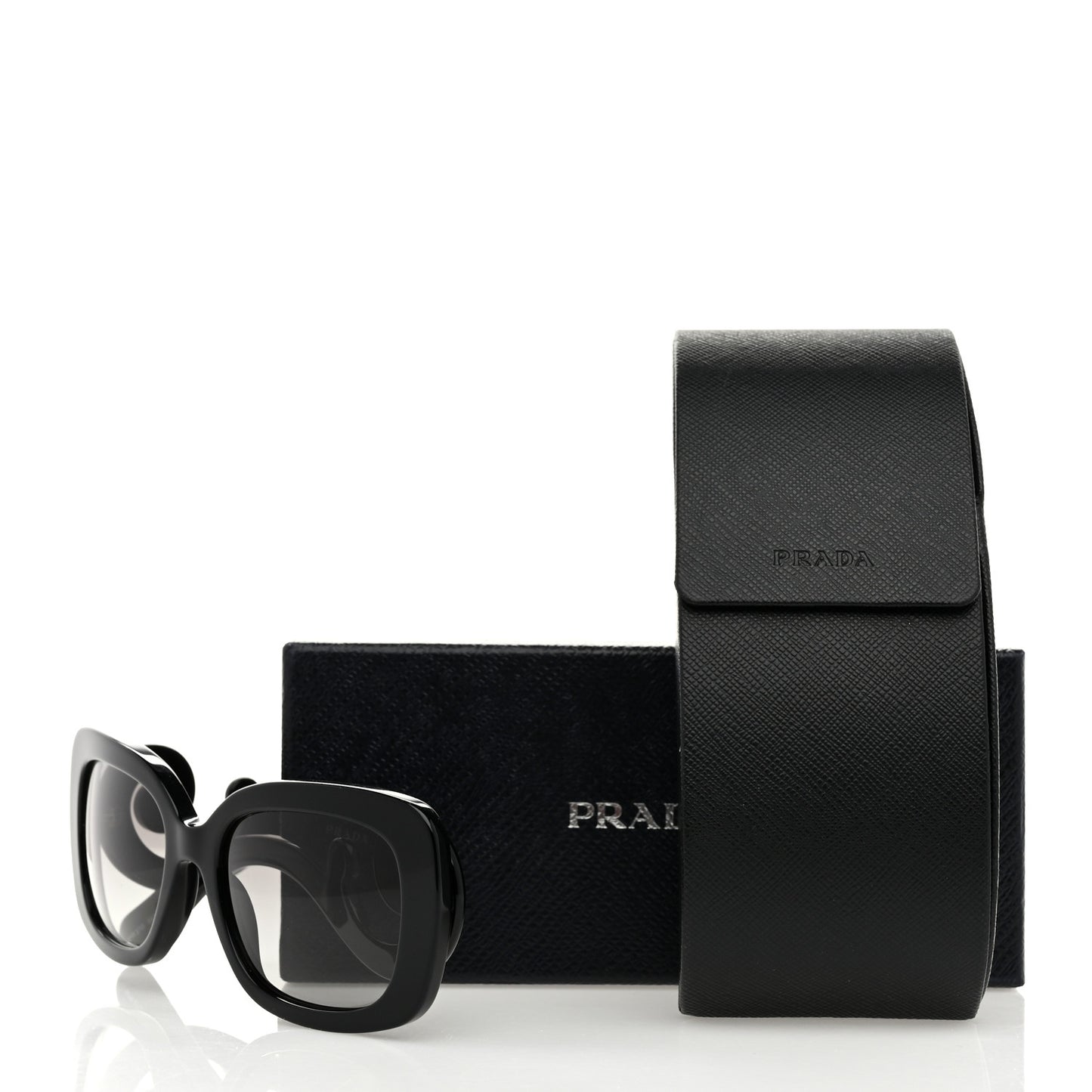 Acetate Baroque Sunglasses SPR 27O Black