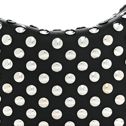 Khaite Pebbled Sport Calfskin Studded Elena Black 7 of 9