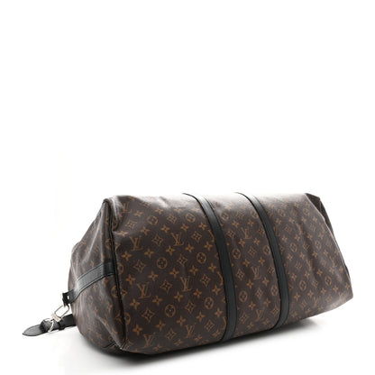 Louis Vuitton Monogram Macassar Keepall Bandouliere 55 3 of 8