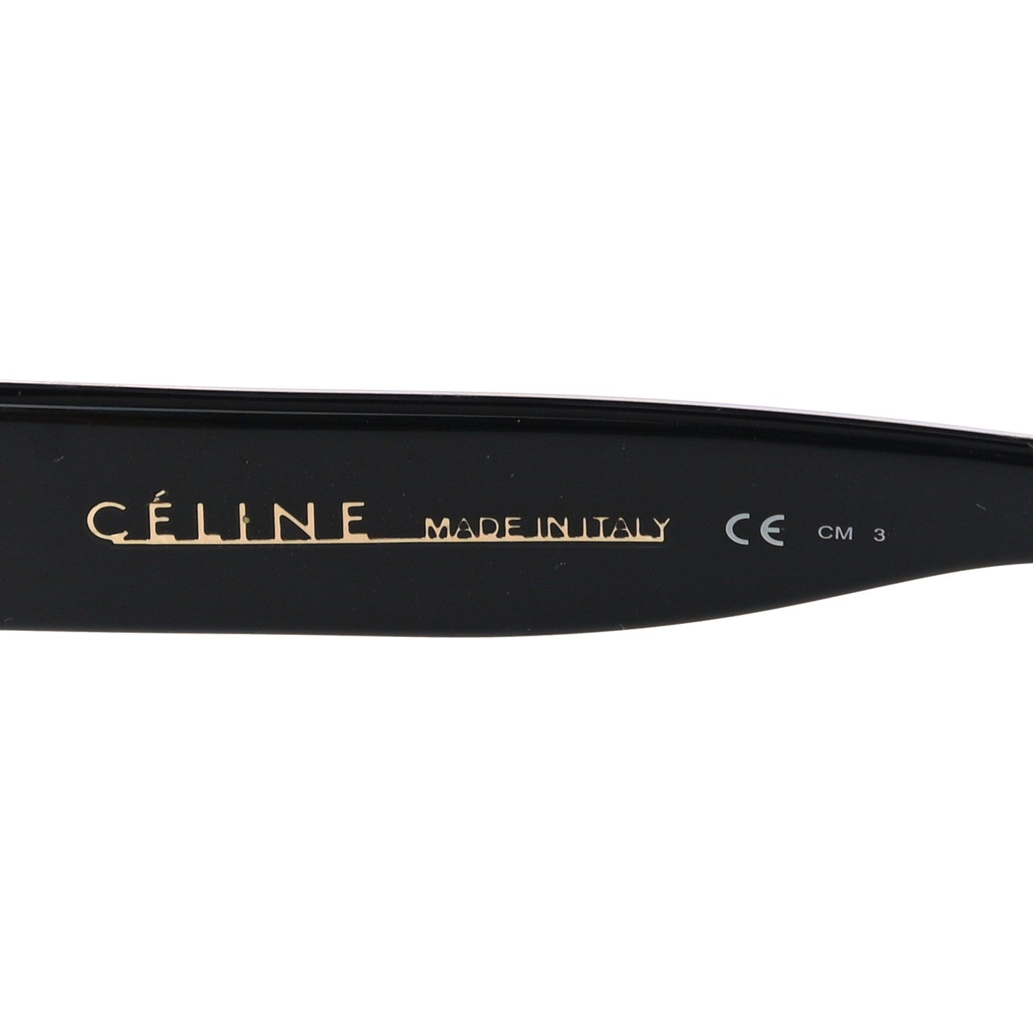 Celine Polarized ZZ Top Sunglasses CL 41756 Black 5 of 7