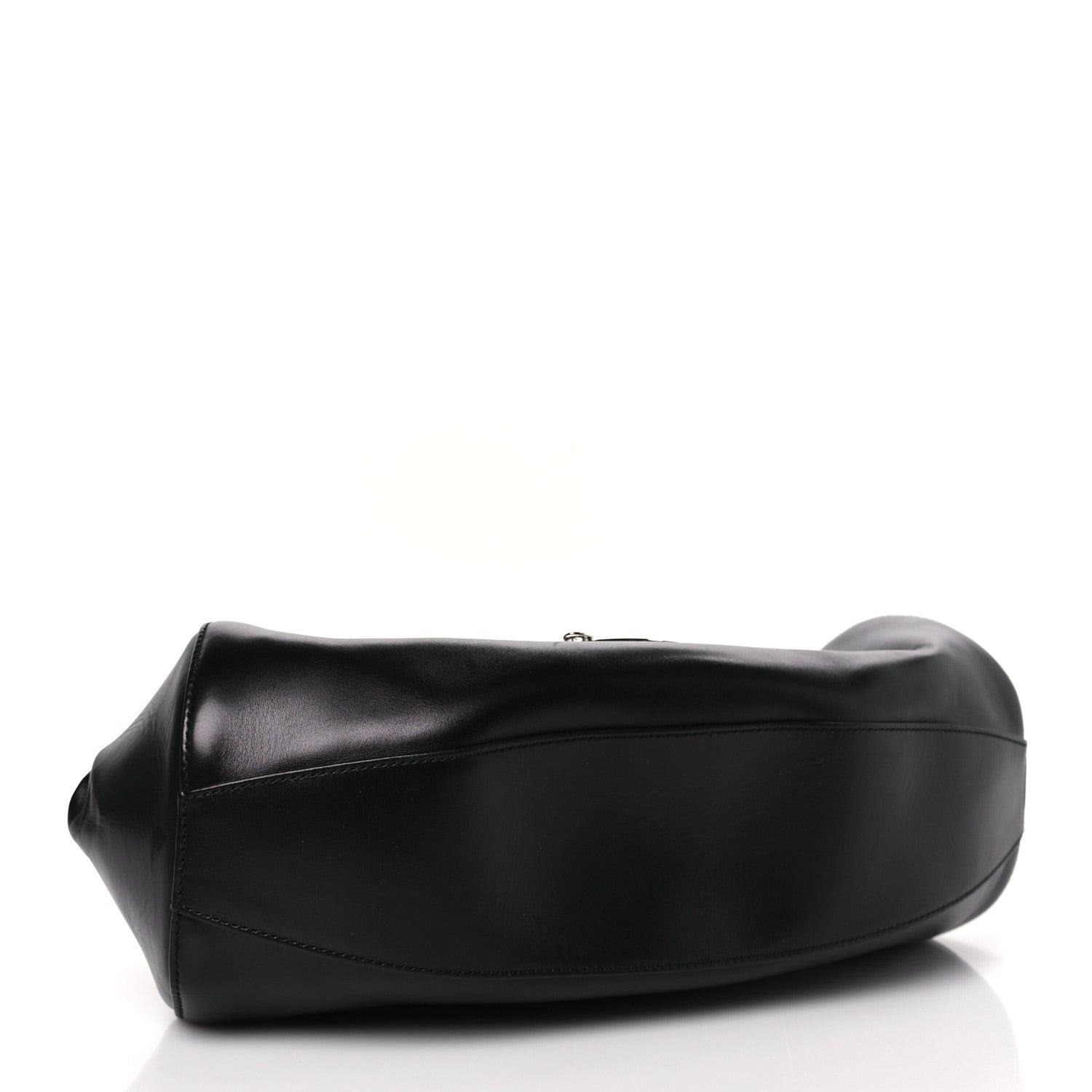 Christian Dior Calfskin Diva Logo Plate Bag Black 4 of 9