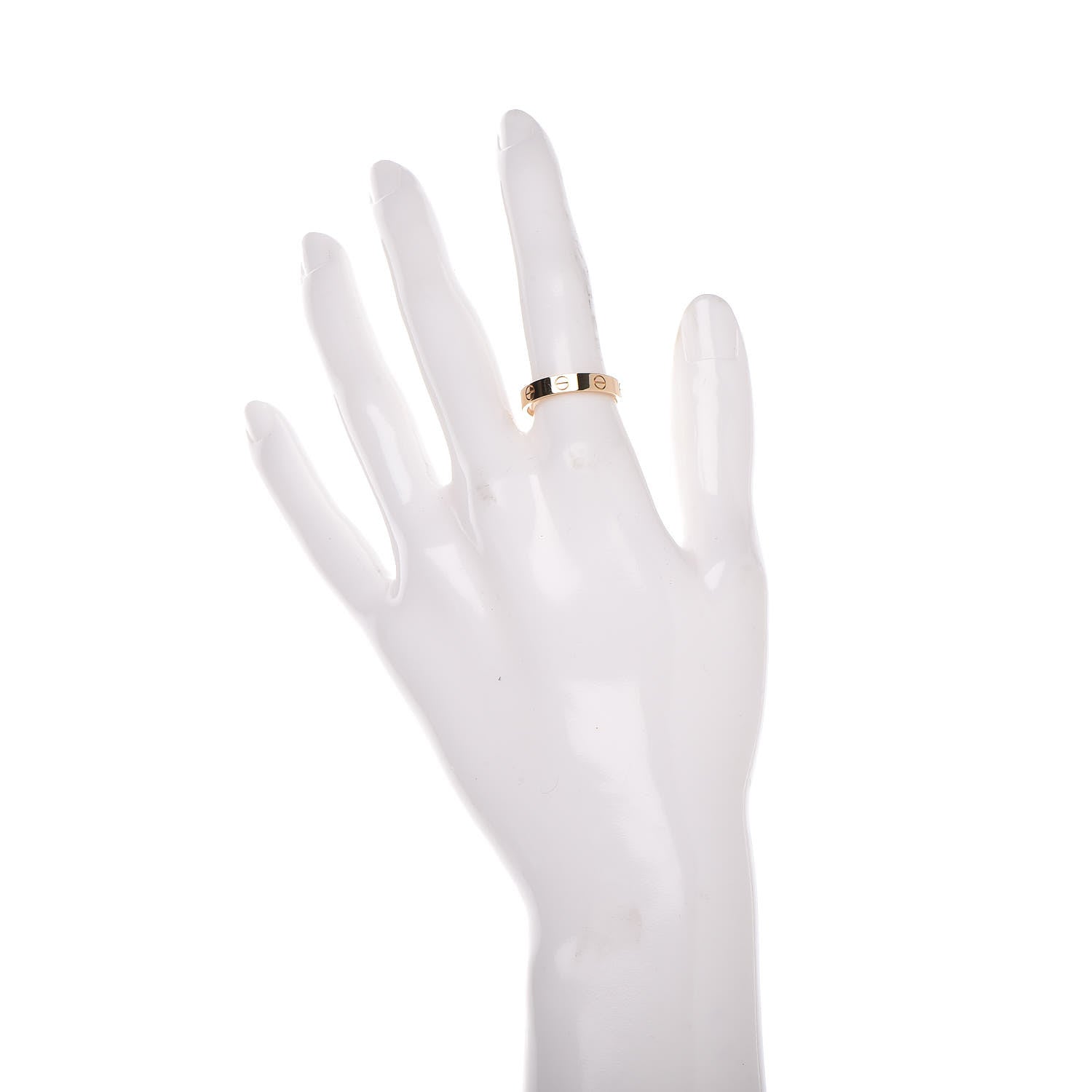 Cartier 18K Yellow Gold 3.5mm LOVE Wedding Band Ring 54 6.75 2 of 5