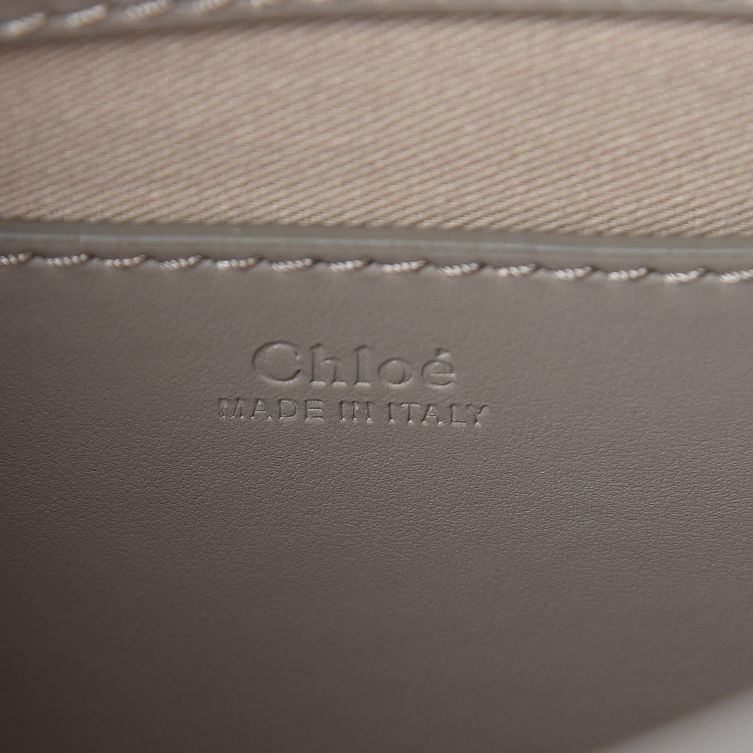 Chloe Shiny Calfskin Mini Annie Shoulder Bag Motty Grey 7 of 11