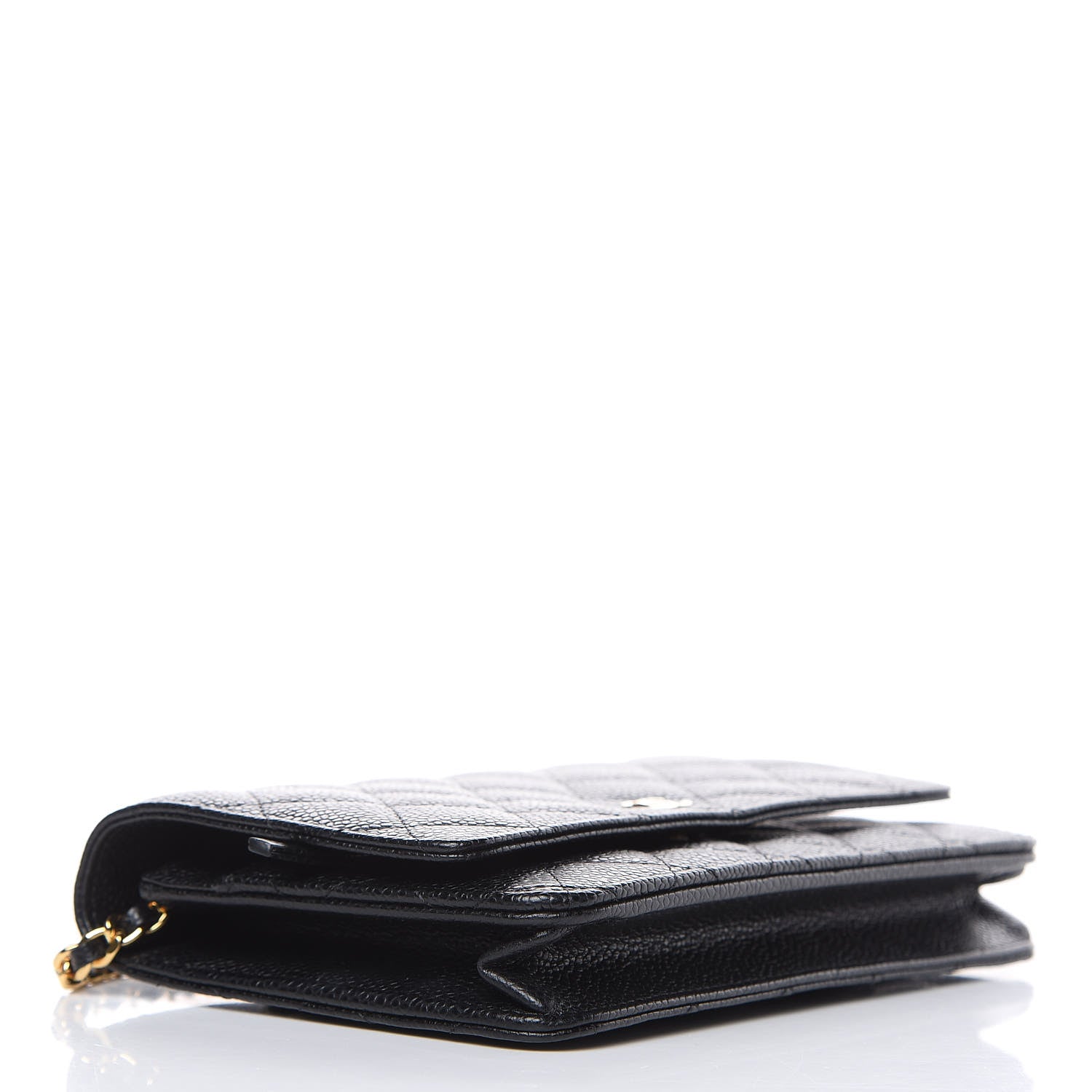 Chanel Caviar Quilted Wallet On Chain WOC Black 4 of 10