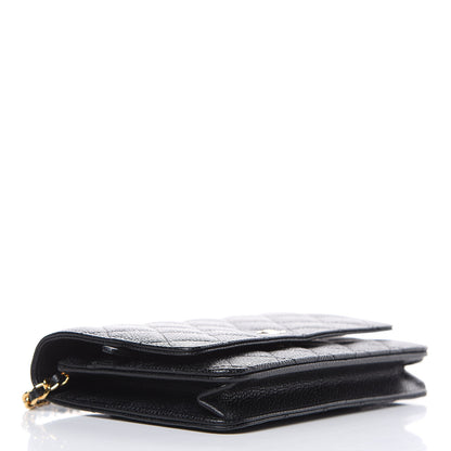 Chanel Caviar Quilted Wallet On Chain WOC Black 4 of 10