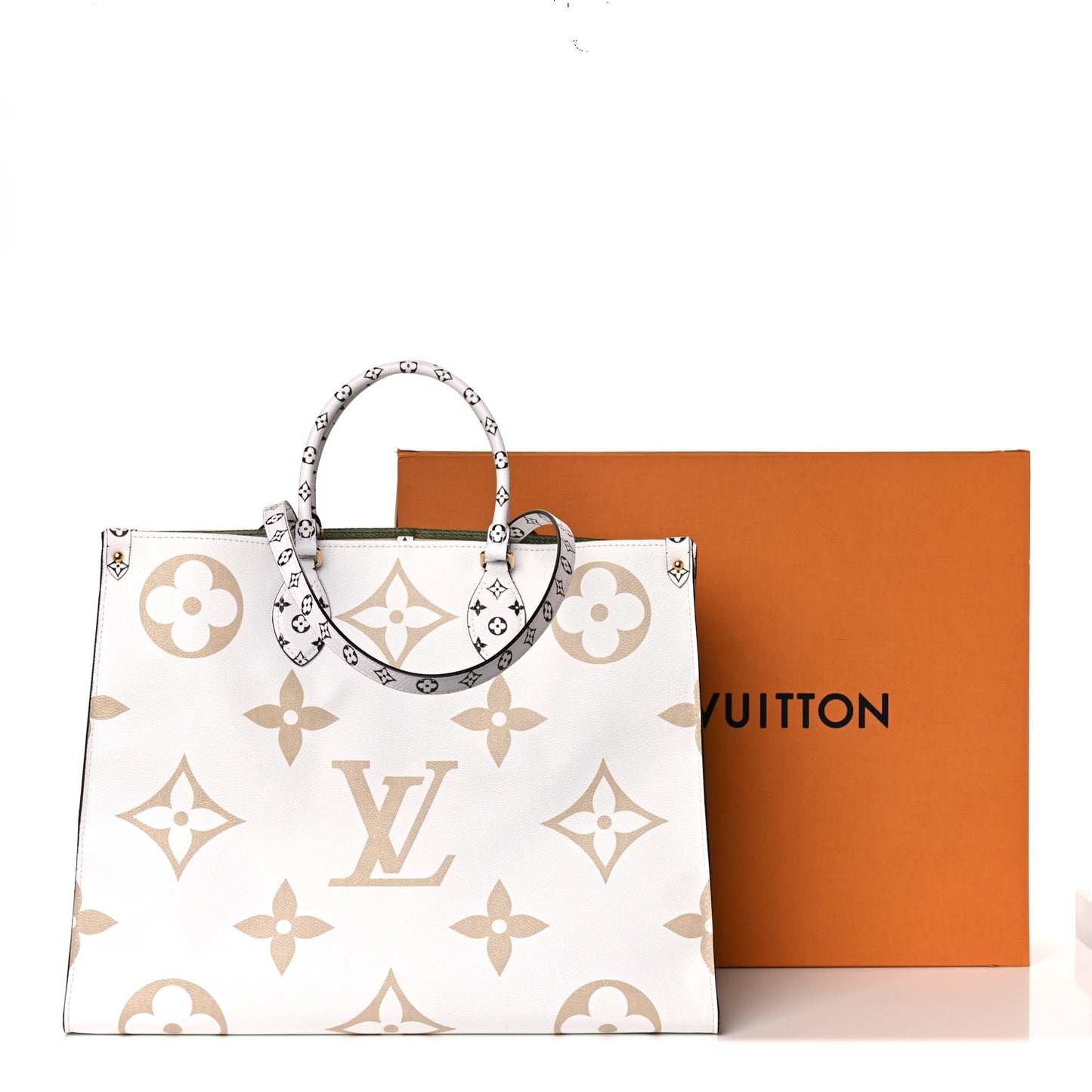 Monogram Giant Onthego GM Kaki Beige
