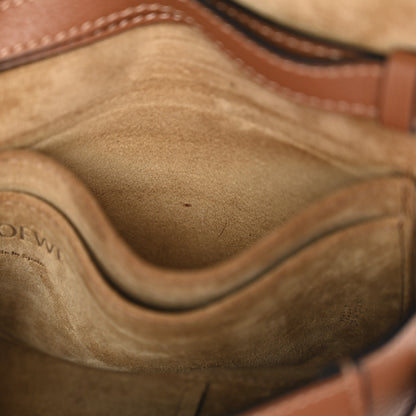 Loewe Calfskin Jacquard Mini Gate Dual Bag Tan 10 of 10