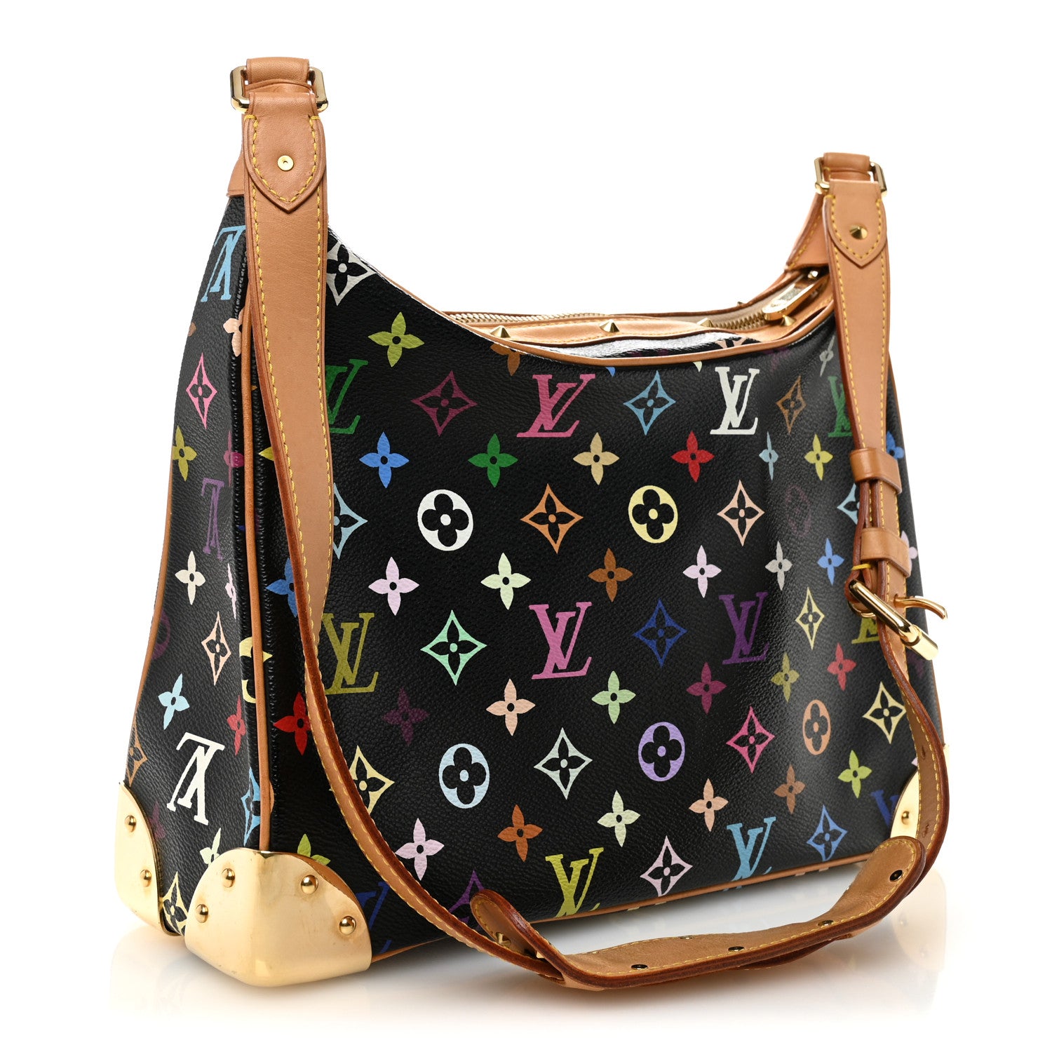 Louis Vuitton Monogram Multicolor Boulogne Black 3 of 10