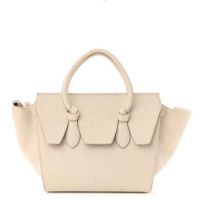 Celine Crisped Calfskin Mini Tie Knot Tote Chalk 1 of 11