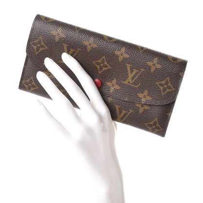 Louis Vuitton Monogram Emilie Wallet Red 2 of 7