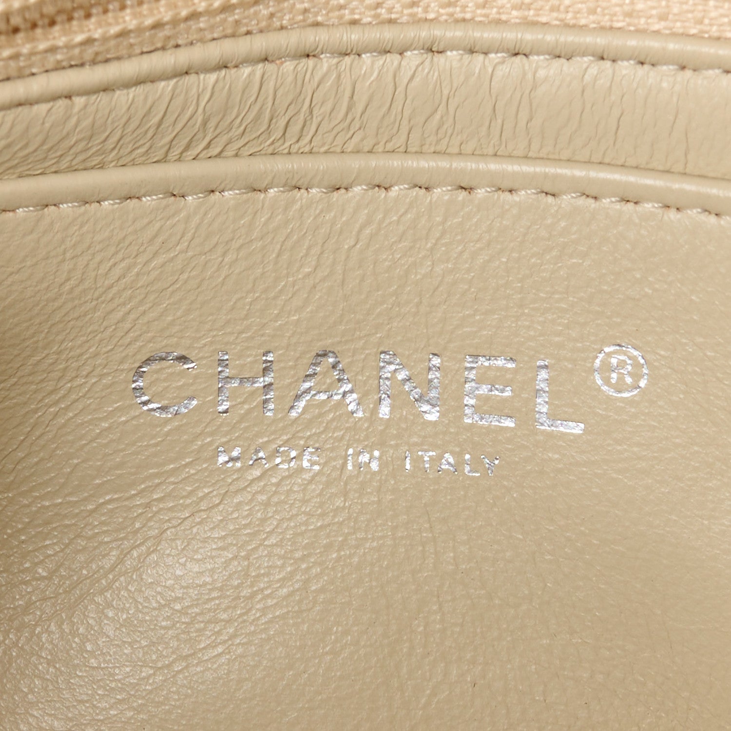 Chanel Caviar Quilted Mini Rectangular Flap Light Beige 6 of 11