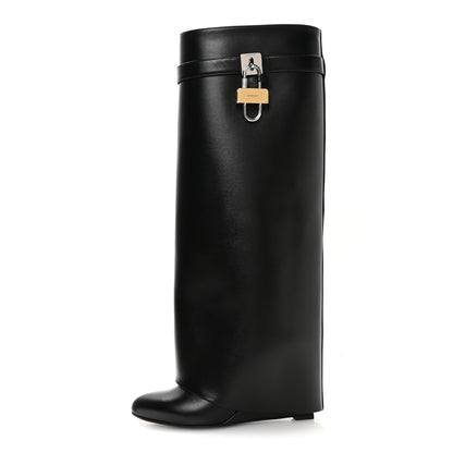 Givenchy Calfskin Shark Lock Pant Boots 38 Black 1 of 6