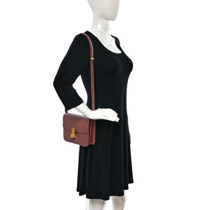 Celine Box Calfskin Teen Classic Box Flap Bag Antique Rose 2 of 8