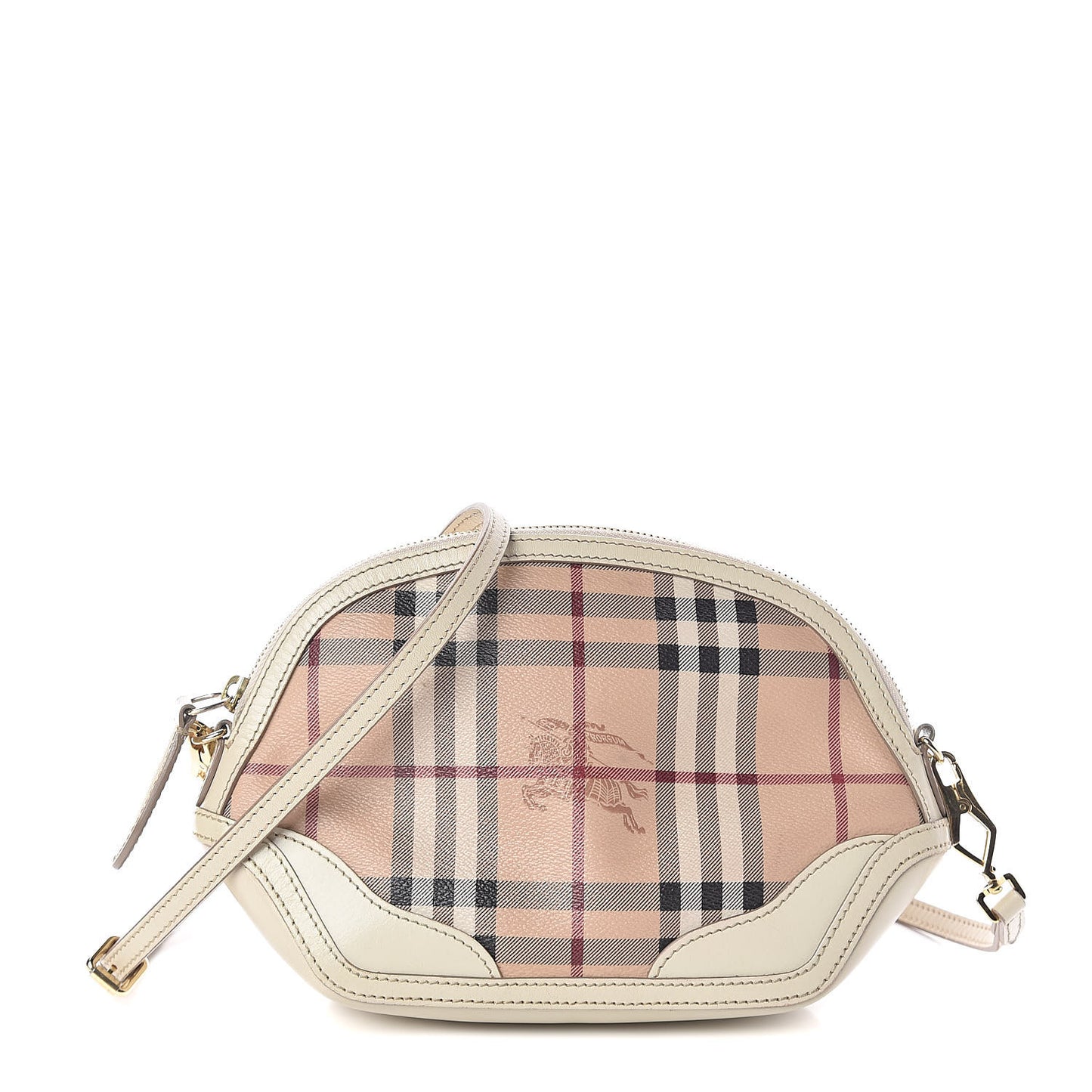 Haymarket Check Mini Orchard Crossbody Beige